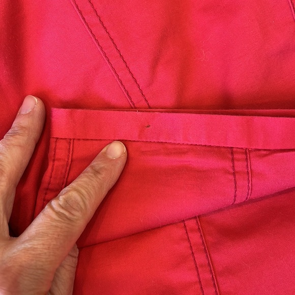 J. Crew 2000’s coral cotton a line skirt size 12 - Picture 8 of 10
